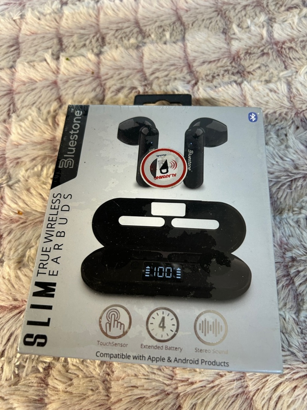 Slim True Wireless Earbuds - Black. New